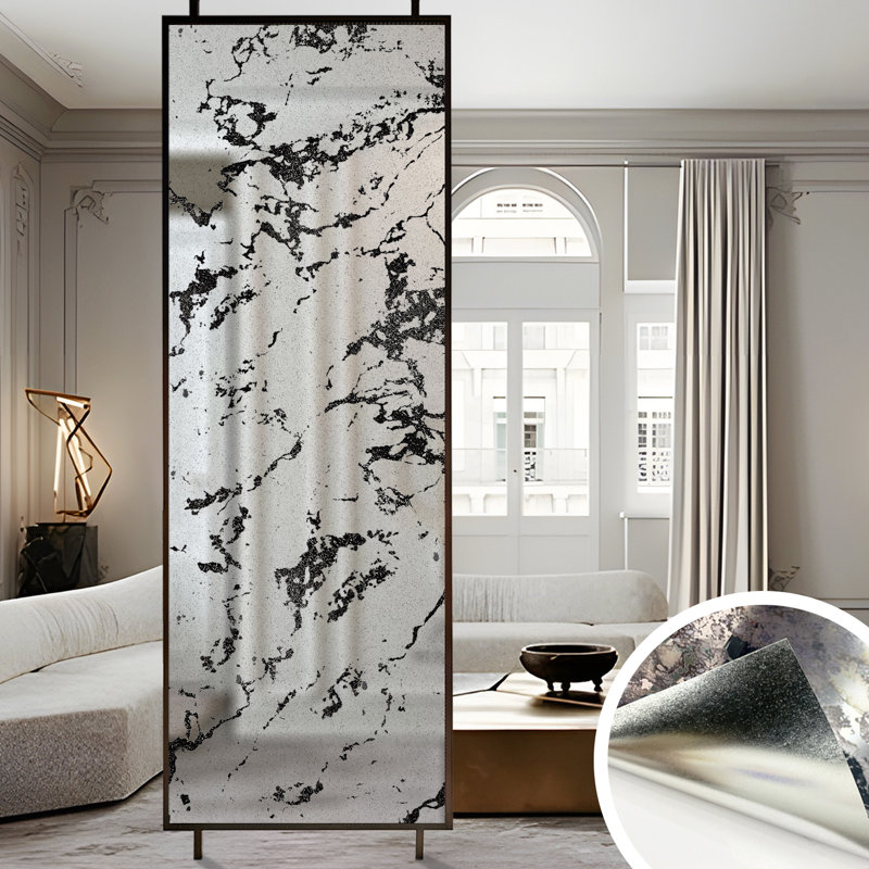 Rust Stain Mirror Wall Sticker 22.83X78.74 Inch