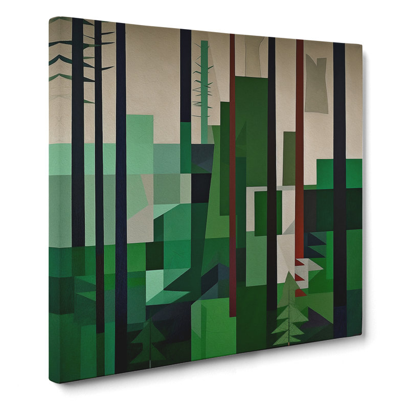 Forest Suprematism No.1 - Wrapped Canvas, 35cm H x 35cm W x 3cm D