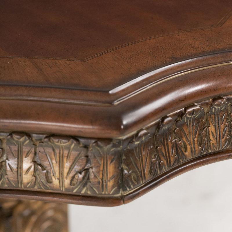 Valencia Classic Extendable Solid Wood & Marble Dining Table