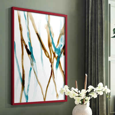 Runnel XVII Framed Print - Solid Wood