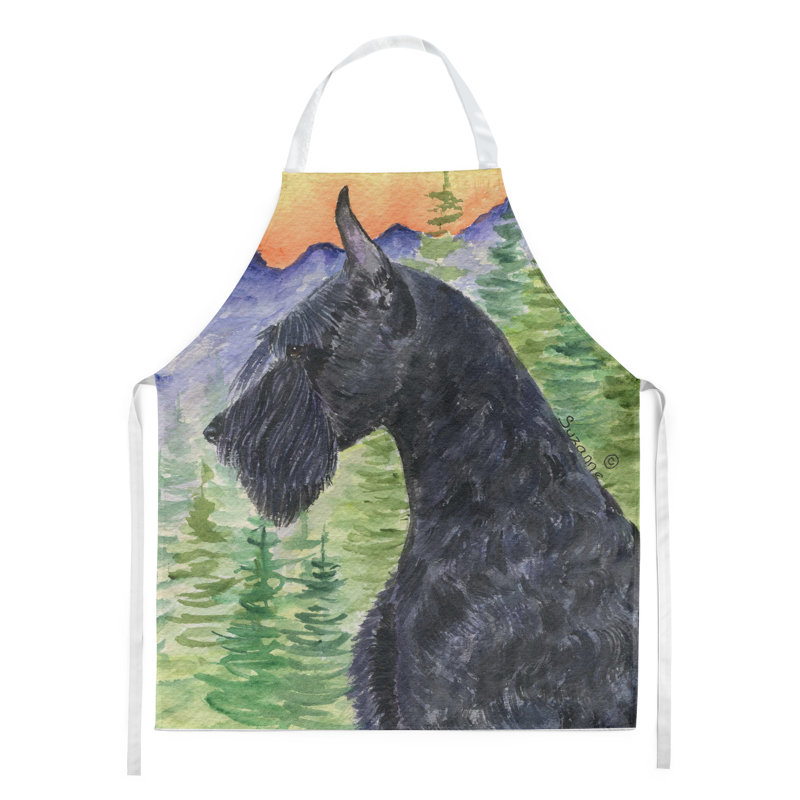 No Pattern Bib Apron