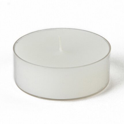 Unscented Tealight Candle with Plastic Holder