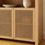 Buffet Mid-Century en rotin de style Mid-Century-133702660