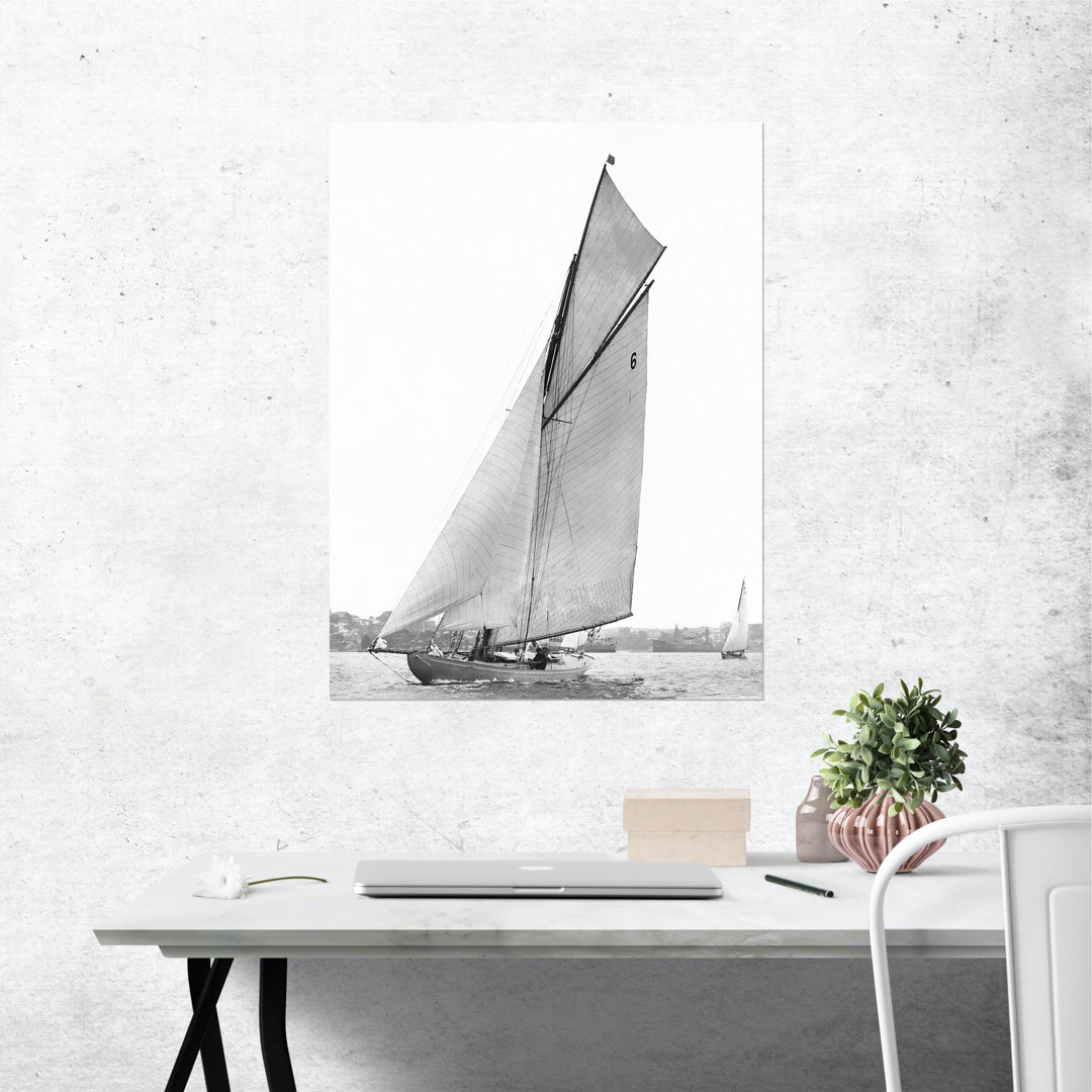 Kunstdruck von Sailing in Sydney Harbour