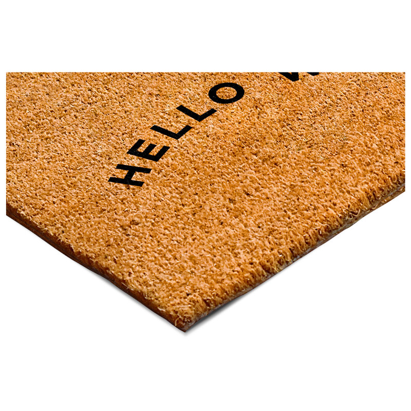 Paillasson intérieur Hello-Welcome, L 24 po x L 36 po