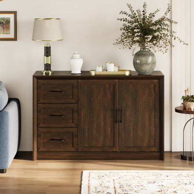3-Drawer & 2-Door Accent Cabinet Storage Solution For Entryway, Living Room & Bedroom