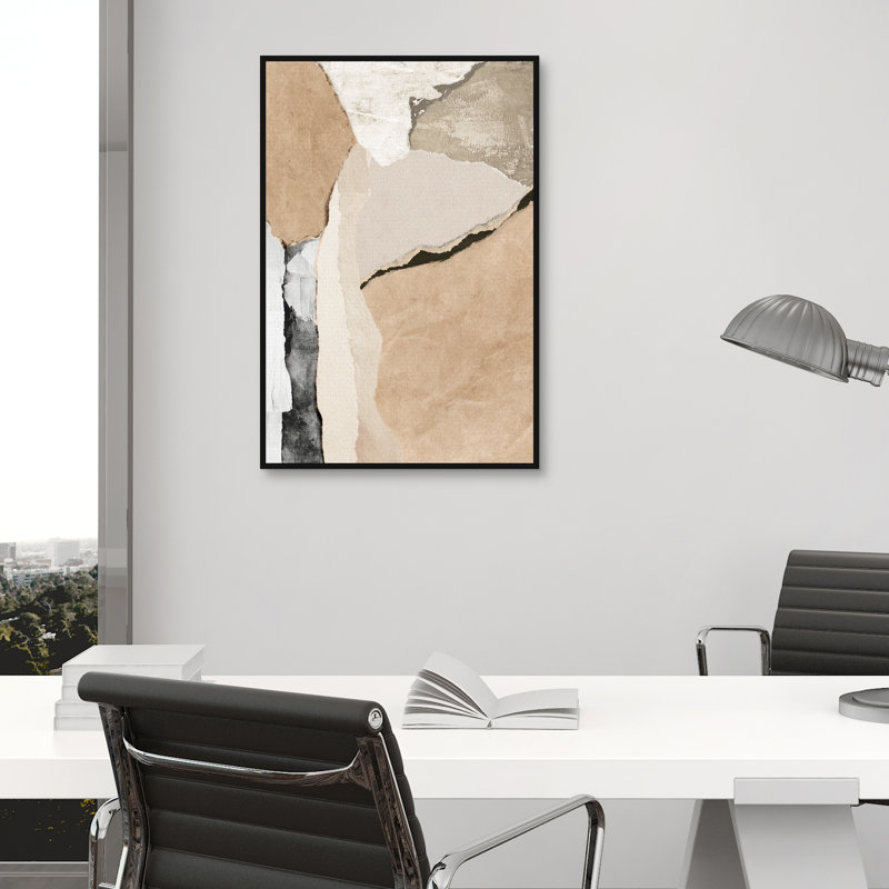 "Torn Textures" par Willowbrook, art mural encadré