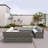 Wicker 12 - Person Patio Conversation Set with Cushions