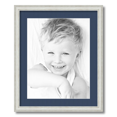 Wood Matte Picture Frame with Mat