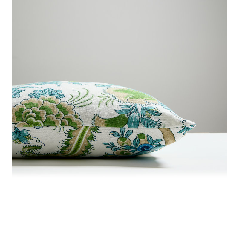 The MET x The House of Scalamandre Met Palampore Pillow, Aegean