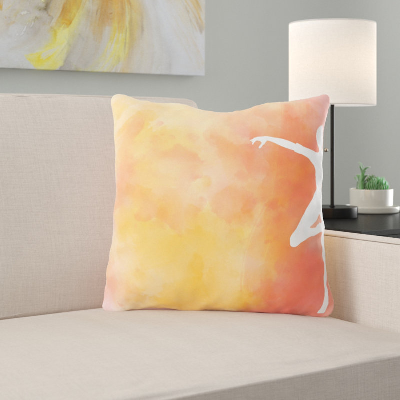 Housse et insert de coussin carré Brode Silhouette, Microsuède, Intérieur