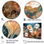Ensemble d'art sur toile, corail sous l'eau-107733545