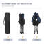 Camping Chair Lightweight Folding Fishing Chair with Retractable Footrest and Removable Headrest, Carry Bag, for Outdoor Activities-1138689431-1138689434