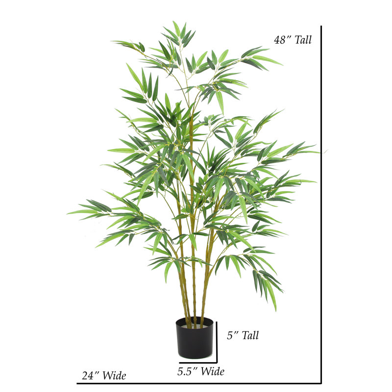 48'' Faux Bamboo Tree in Planter