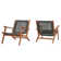 Kaetlin Acacia Outdoor Lounge Chair