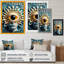 Oeil radieux du spectateur II - reproduction sur toile-87382597-87382596