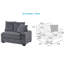 Canapé modulaire 4 pièces ivoire de 127 po de largeur-836303682