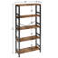 68.7" H x 31.5" W Iron Etagere Bookcase Ladder Shelf 110lbs-1489013176