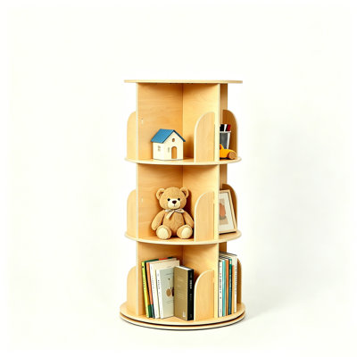 Bibliothèque rotative, petite empreinte, bibliothèque d'angle grande capacité