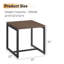 Table d'appoint d'extérieur en métal pour terrasse, jardin et porche Naresa-1028612954