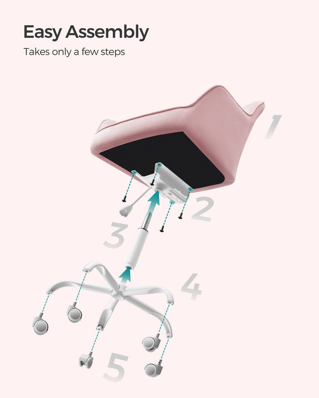 Canora Grey Office Chair, Pink