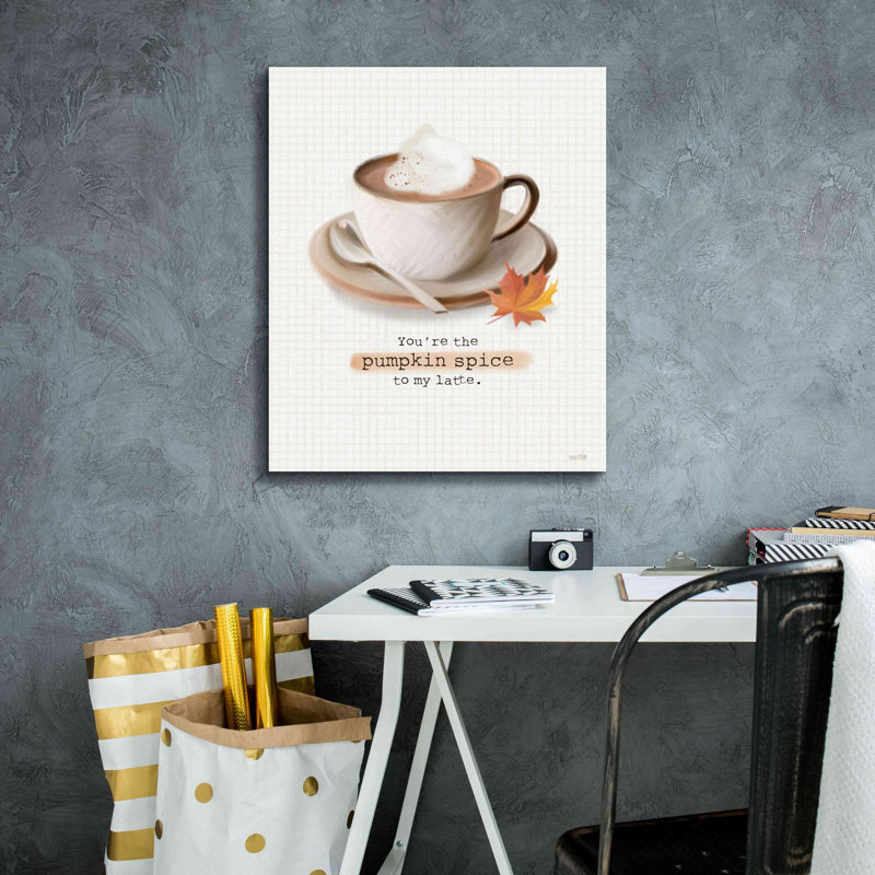 «Pumpkin Spice II» par House Fenway, estampe numérique sur toile, H 24 po x l 20 po x P 0,75 po