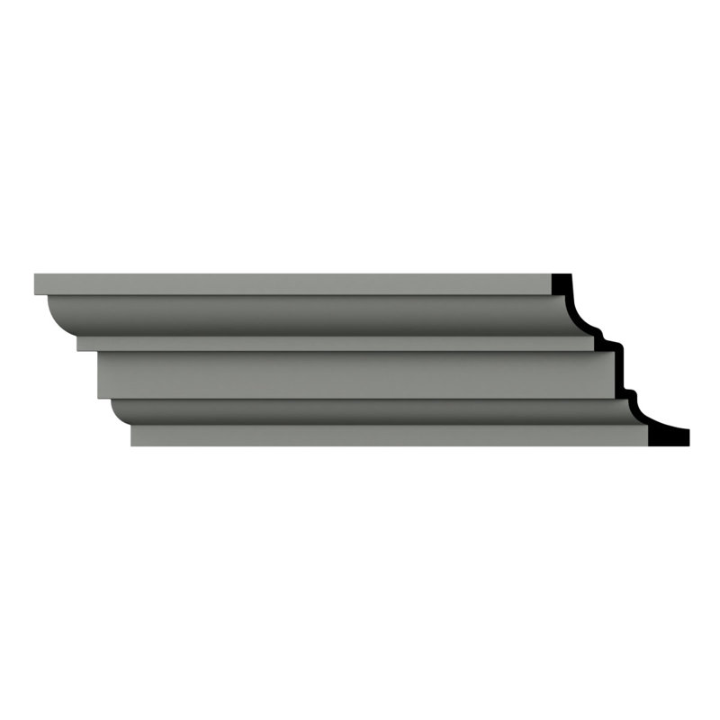 Henry 96" Unfinished Polyurethane Crown Moulding