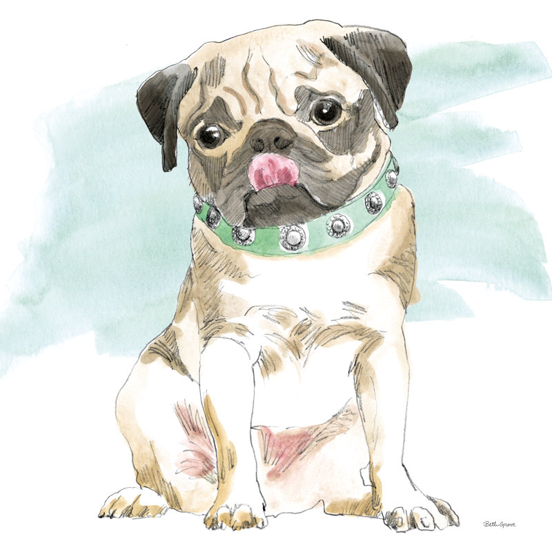 Glamour Pups X by Beth Grove - Wrapped Canvas Art Prints, 122cm H x 122cm W x 3.8cm D