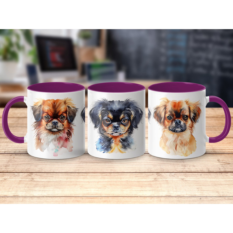 Ceramic Coffee Mug, 1, Purple