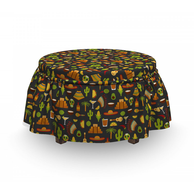 Housse pour repose-pieds traditionnel