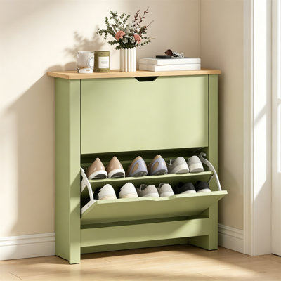 12 Pair Shoe Storage Cabinet