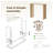 Elodie 39"W Travertine-Look Top Console Table-135888039