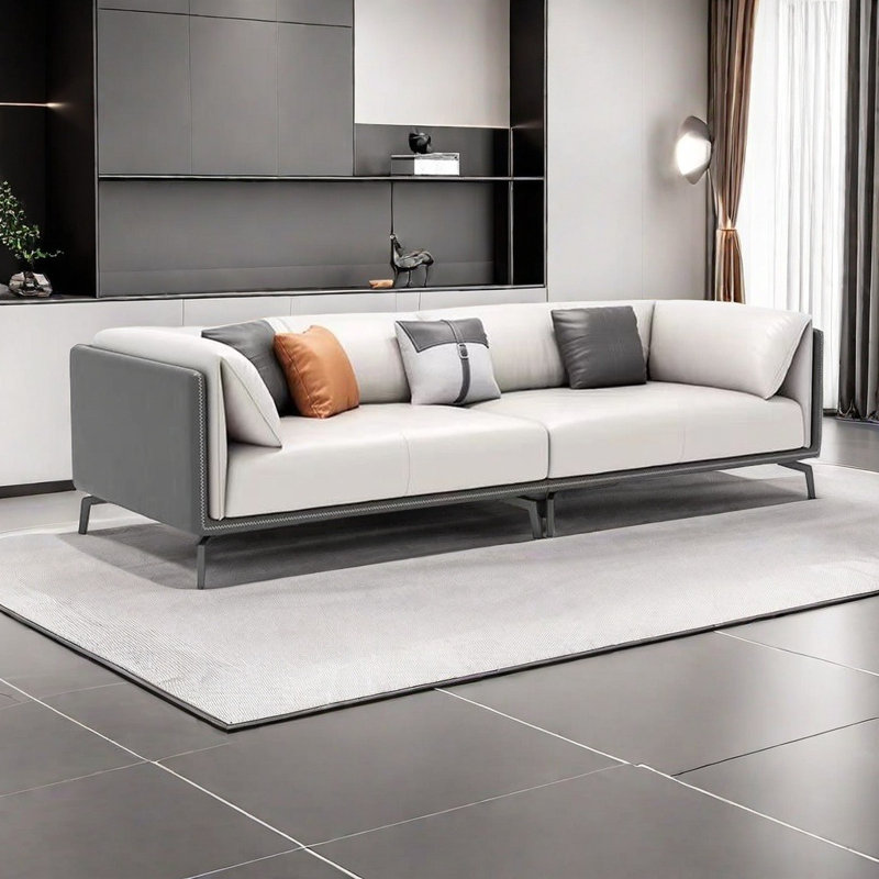 Canapé de luxe simple et moderne, 4, H 27,6 po x l 106,3 po x P 33,5 po
