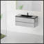 Meuble-lavabo flottant de 48 po avec lavabo, meuble de rangement mural moderne, plateau en sable noir quartz, tiroirs à fermeture en douceur, gris ciment-1686838197