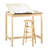 Adjustable Solid Wood Base Drafting Table