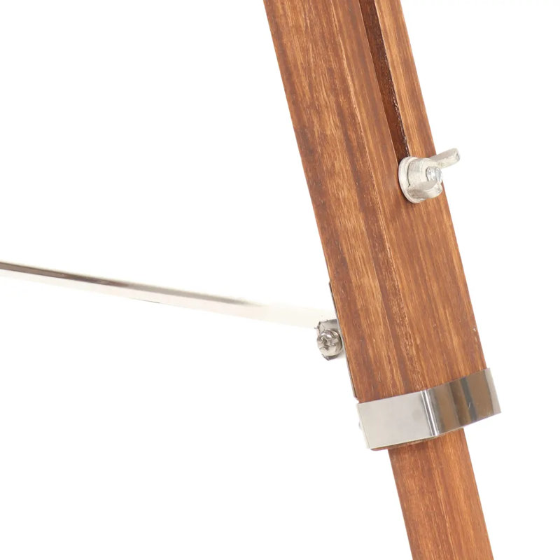 141cm Tripod Floor Lamp, Black, Honey Brown