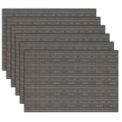 Mehinder Plastic / Acrylic Geometric Rectangle Placemat