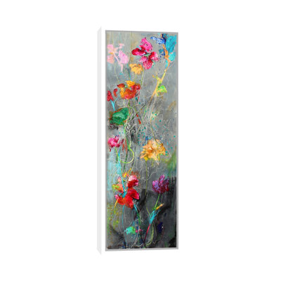 Long Flowers - Wall Art Print - Framed Canvas