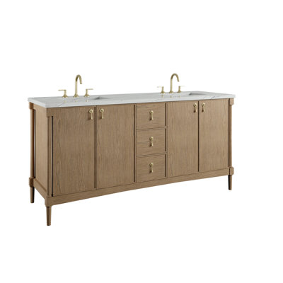 Kinnsden 72" W Double Vanity