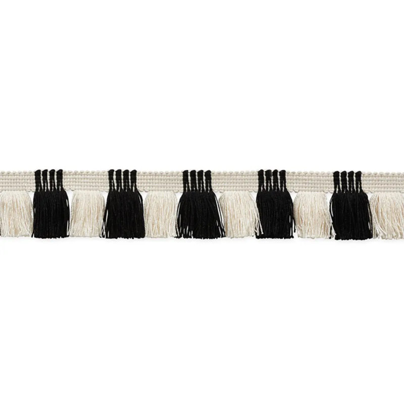 Juno Fringe, Black/Ivory