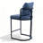 26'' Chenille Counter Stools With Backrest & Metal Frame, Modern Upholstered Bar Chairs For Kitchen Island-1816813708-1815563994