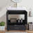 30” Modern Black Single Free-standing  Bathroom Vanity With Ceramic Sink