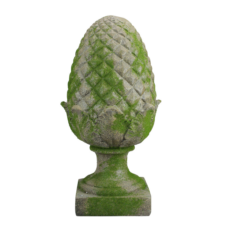 Statue de jardin vert ananas 20,75 po