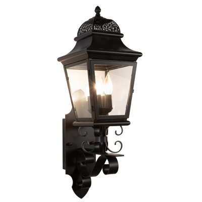 Steel and Solid Brass Armed Sconce