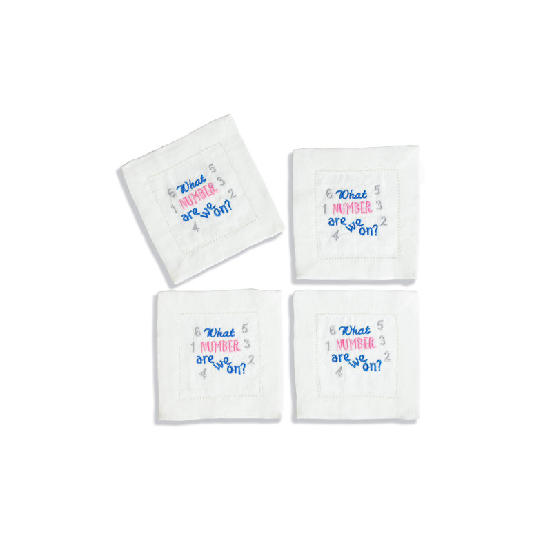 Serviettes de cocktail Sip & Count