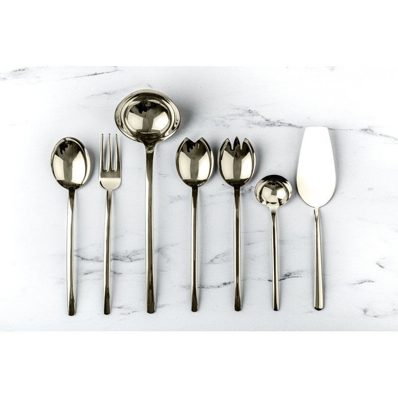 Due 7 Piece Stainless Steel Hostess Set