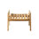 Sammen Rectangle Outdoor Teak Ottoman Patio Ottoman