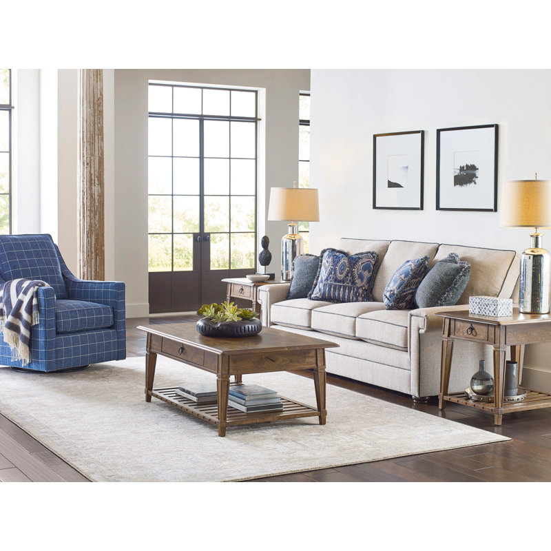 Stephenia Solid Wood End Table with Storage