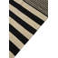 Tapis noir et blanc 5 x 8 Pinkerton