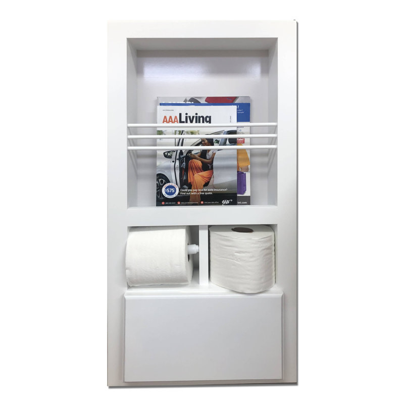Porte-revues Meridian, Blanc